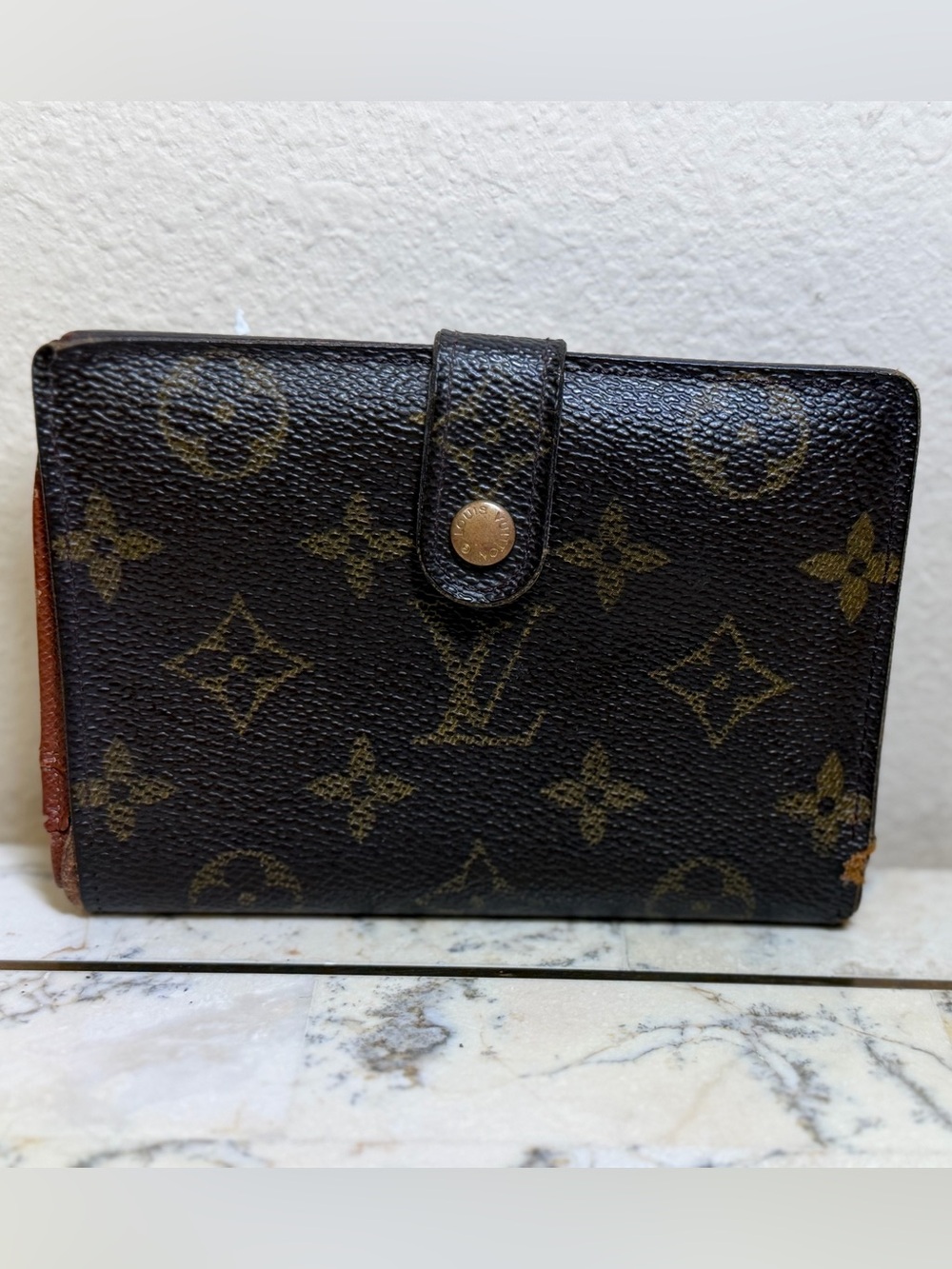 Vintage LV Monogram Kiss-Lock French Wallet